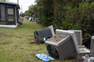 AC Systems Damaged By Hurricane