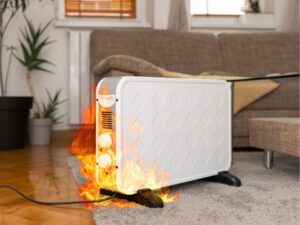 Space Heater Fire